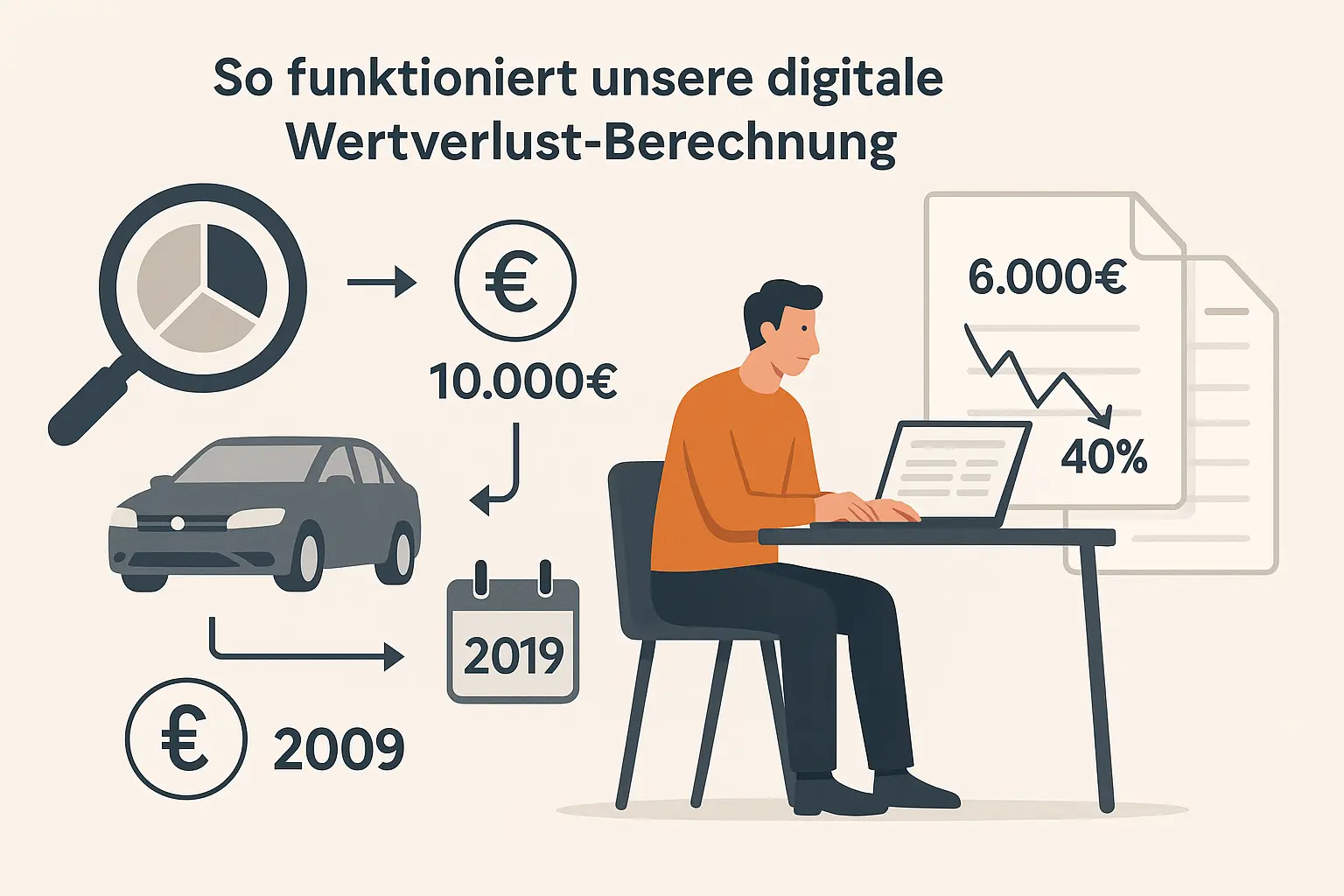 2. So funktioniert unsere digitale Wertverlust-Berechnung