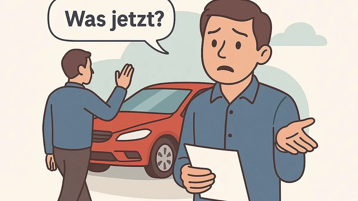 Autokäufer springt ab: Das sind Ihre Rechte & Optionen